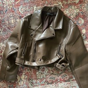 Lioness Staten Island Faux Leather Jacket